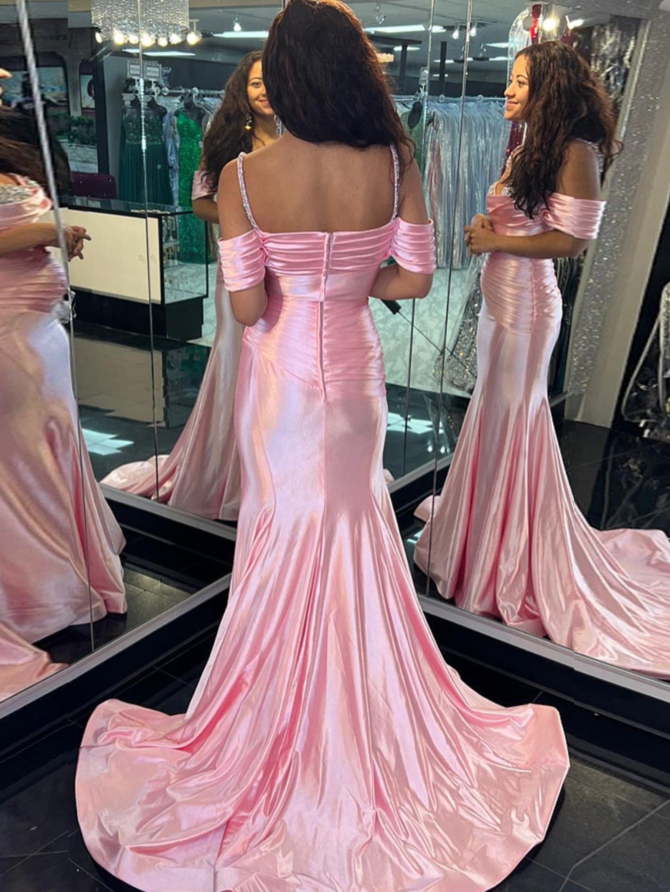 Sweetheart Neck Long Mermaid Prom Dress