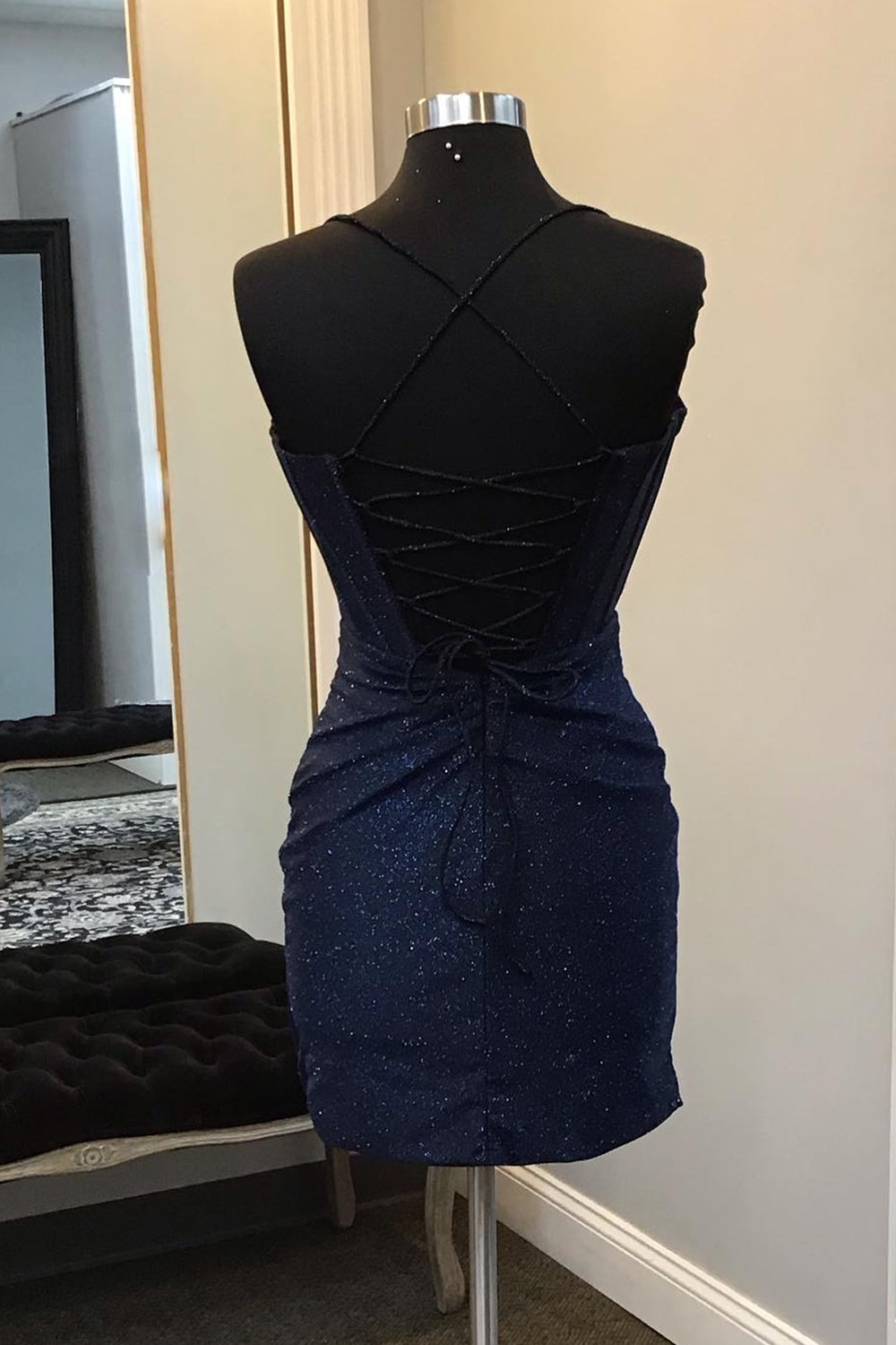 Cecily | Vestido de fiesta de jersey con cuentas