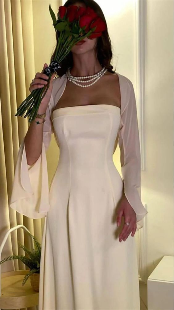 Elegantes Langes A-Linie Abendkleid Ballkleid Y7609