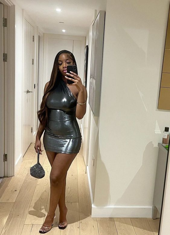 Sexy Partykleid für schwarze Mädchen, kurzes Homecoming-Kleid, Cocktailkleid Y1874