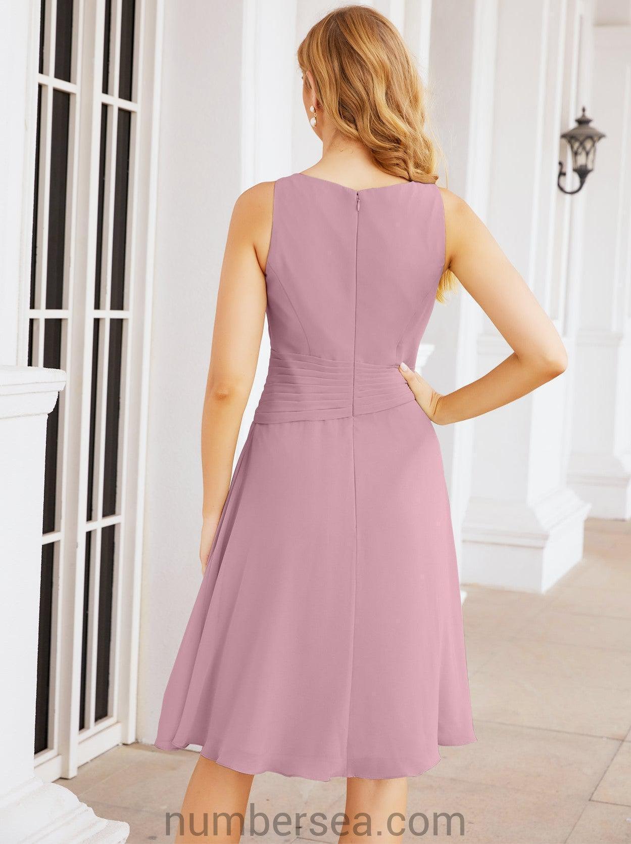 Sunnderly Mother of The Bride Dresses Prom Dress Casual Pleated Dress SY28065