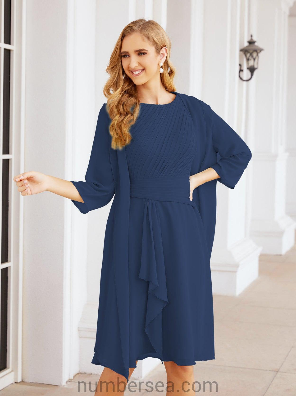 Sunnderly Mother of The Bride Dresses Prom Dress Casual Pleated Dress SY28065