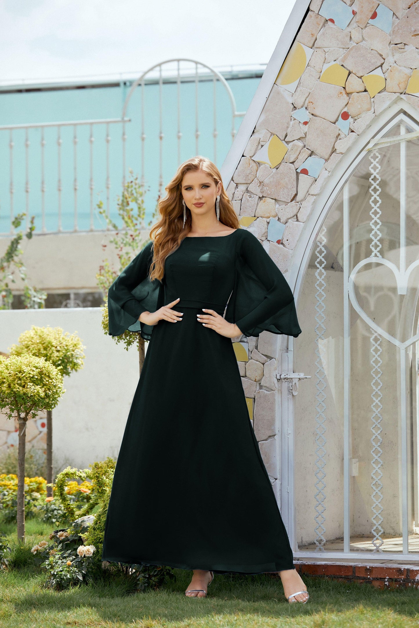 Sunnderly Kleider für die Brautmutter, formelles Ballkleid für Hochzeitsgäste, SY28012