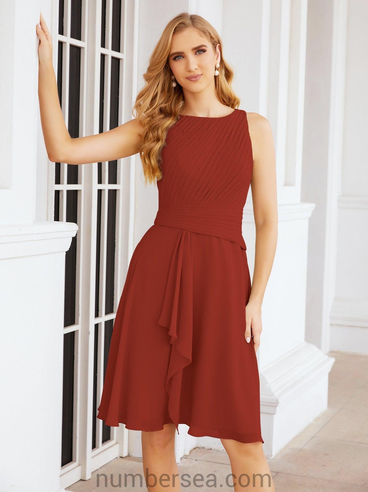 Sunnderly Kleider für die Brautmutter, Ballkleid, leger, Plisseekleid, SY28065