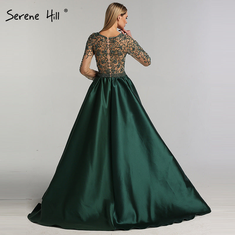 Mermaid Satin Evening Dresses Evening Gowns LA6312