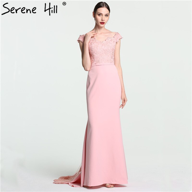 En oferta, sin devolución ni reembolso. Oferta 2025. Vestido de noche de sirena con hombros descubiertos, sin mangas, sexy y elegante de gasa LA6115.