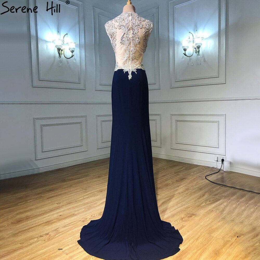 En oferta, sin devolución ni reembolso. Oferta 2025. Vestidos de noche rojos con escote en V profundo, sexys, con cuentas, sin mangas, para novias, vestidos de noche para brindar LA6680.