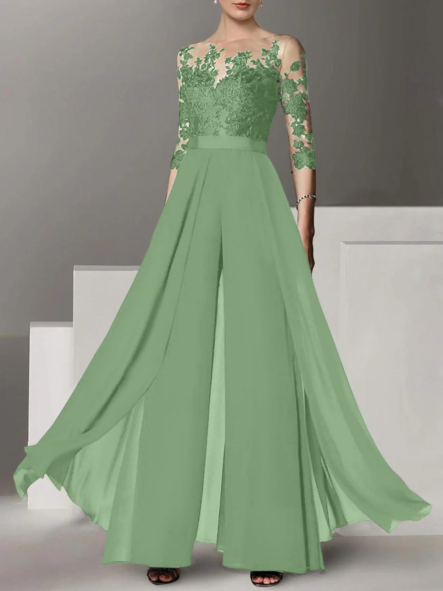 A-Line/Princess Mother of the Bride Dresses with Applique