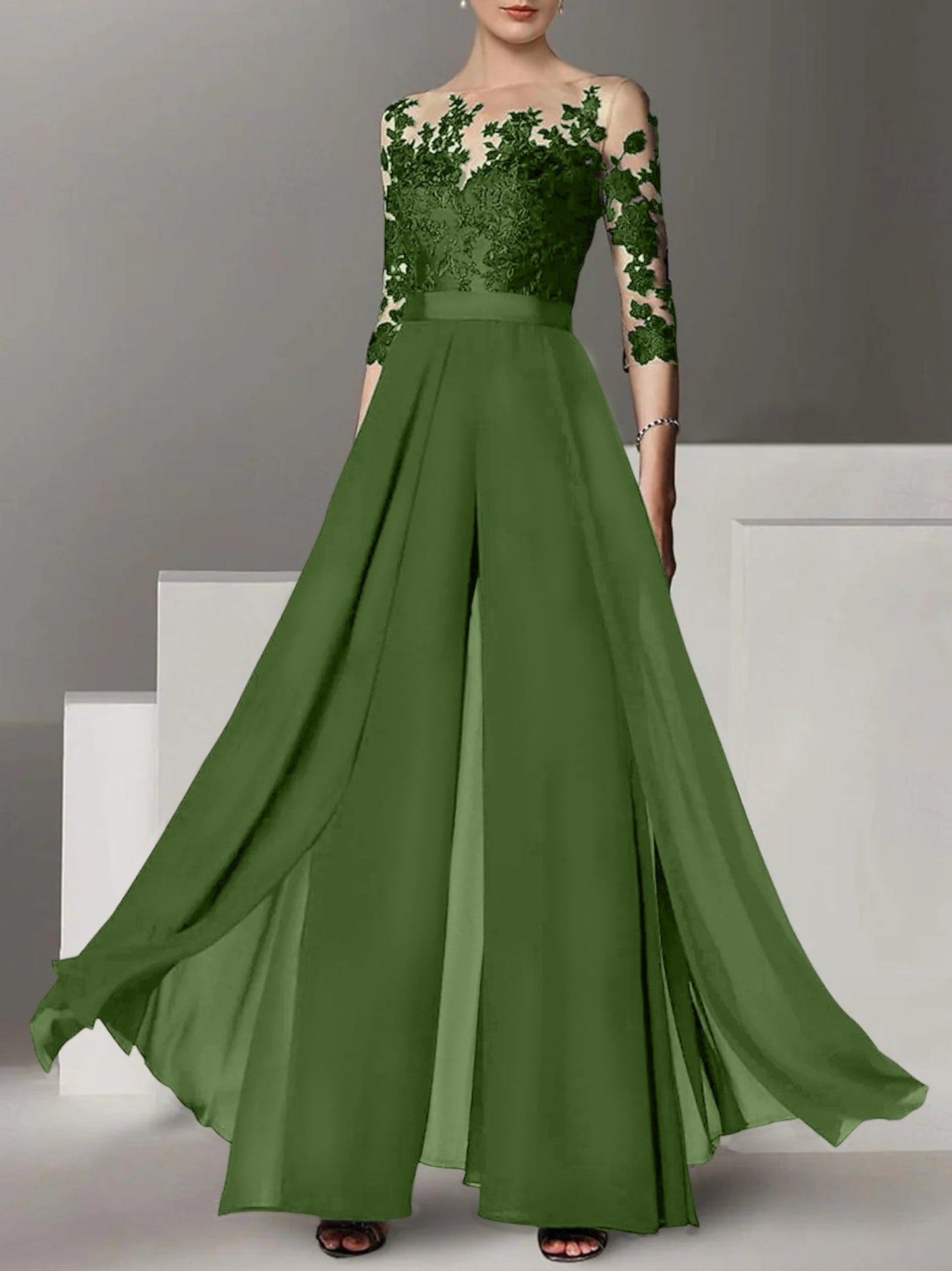 A-Line/Princess Mother of the Bride Dresses with Applique