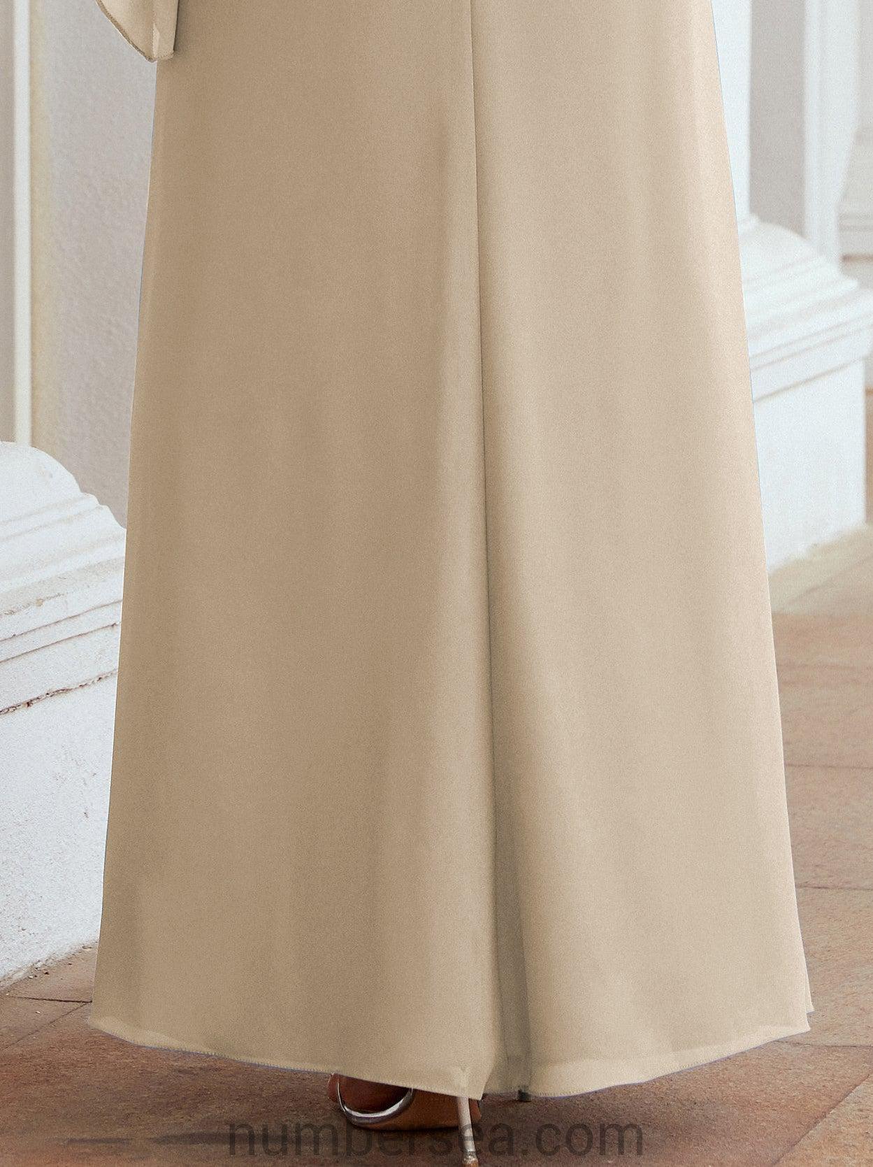Sunnderly Formal Party Gown Dress Long Mother of The Bride Dresses with Ruffle Cape SY28026