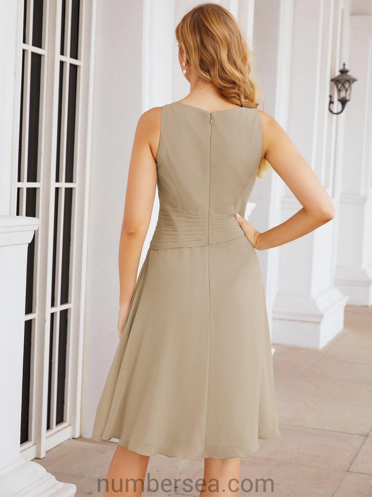 Sunnderly Mother of The Bride Dresses Prom Dress Casual Pleated Dress SY28065