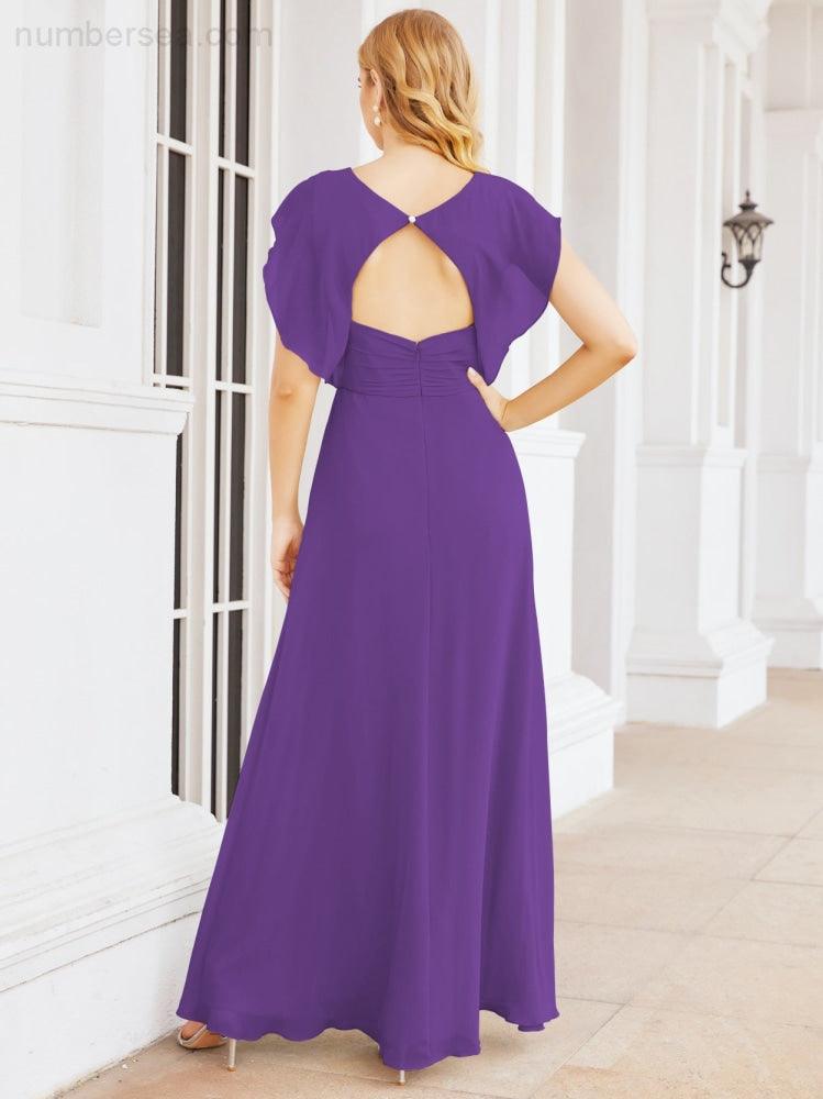 Vestidos de dama de honor Sunnderly con capa, vestido formal de fiesta con espalda descubierta para madre de la novia SY28058