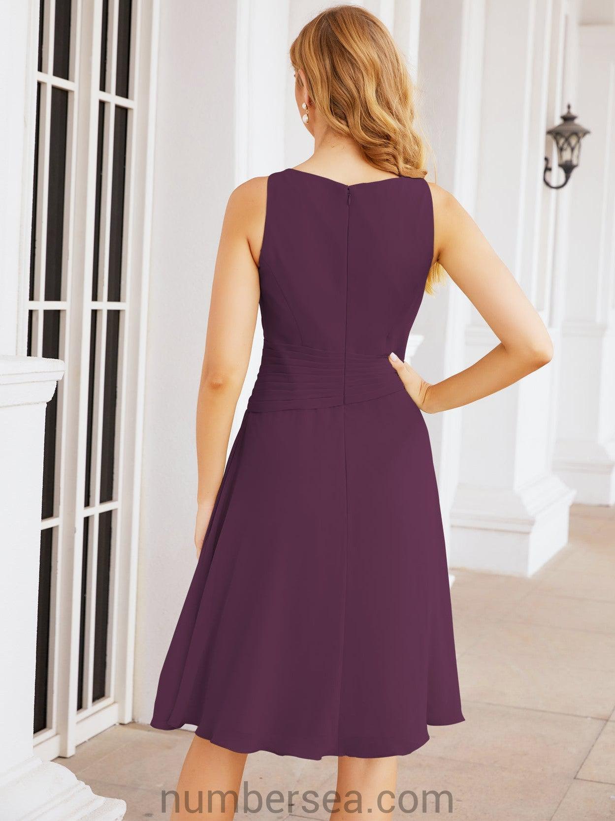 Sunnderly Kleider für die Brautmutter, Ballkleid, leger, Plisseekleid, SY28065