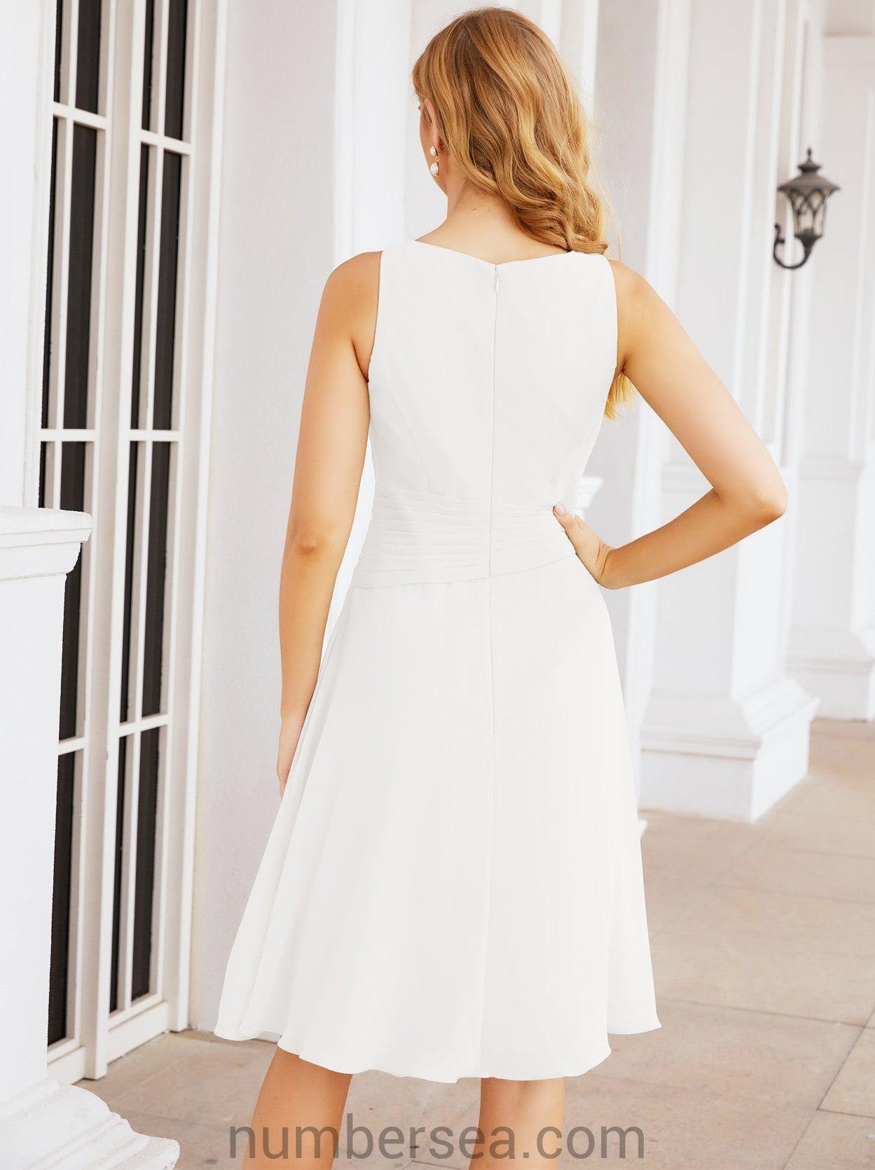 Sunnderly Mother of The Bride Dresses Prom Dress Casual Pleated Dress SY28065