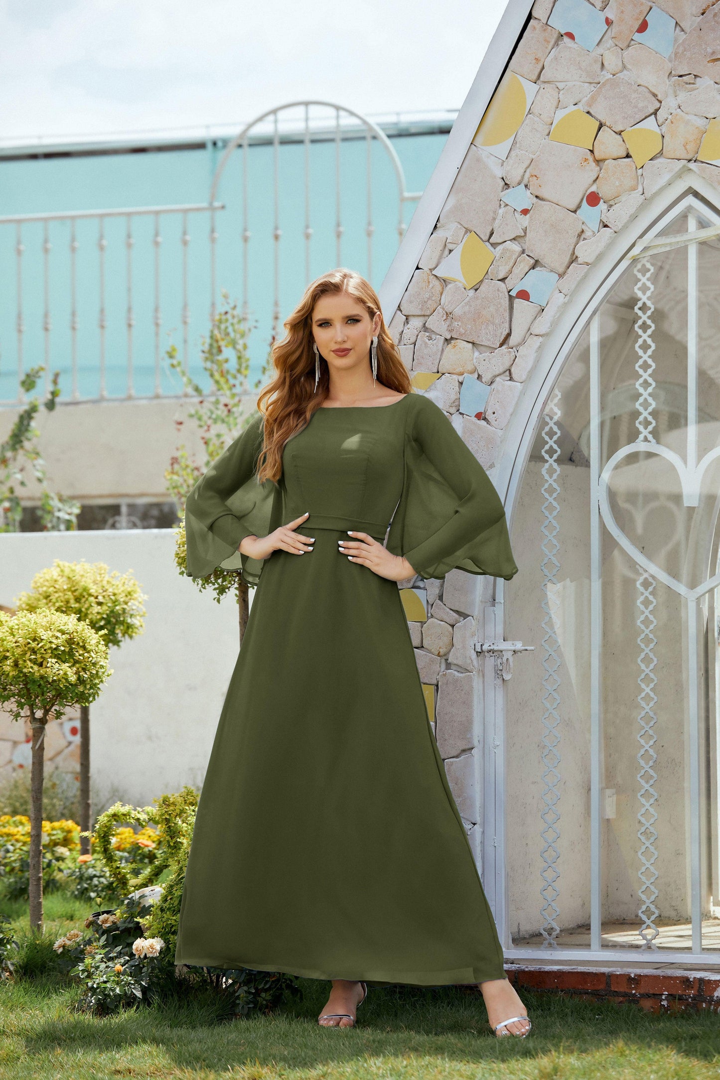 Sunnderly Kleider für die Brautmutter, formelles Ballkleid für Hochzeitsgäste, SY28012