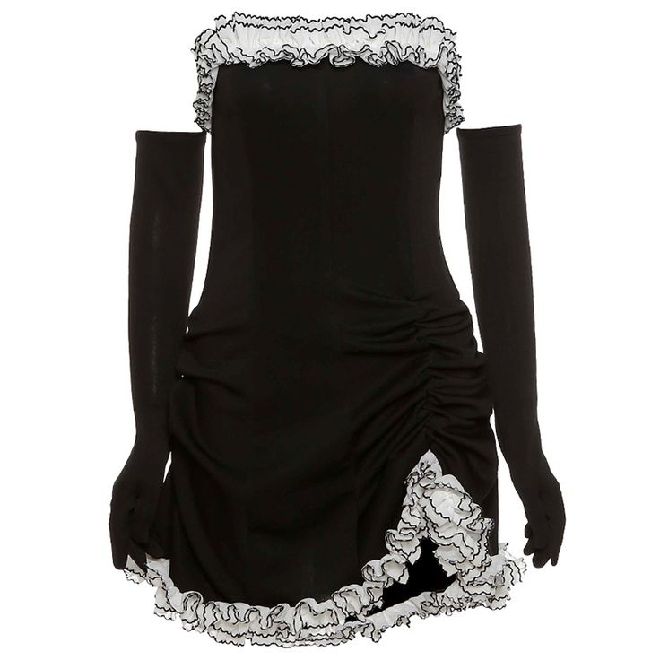 Irregular Strapless Homecoming Dress Sexy Cocktail Dress Y5941