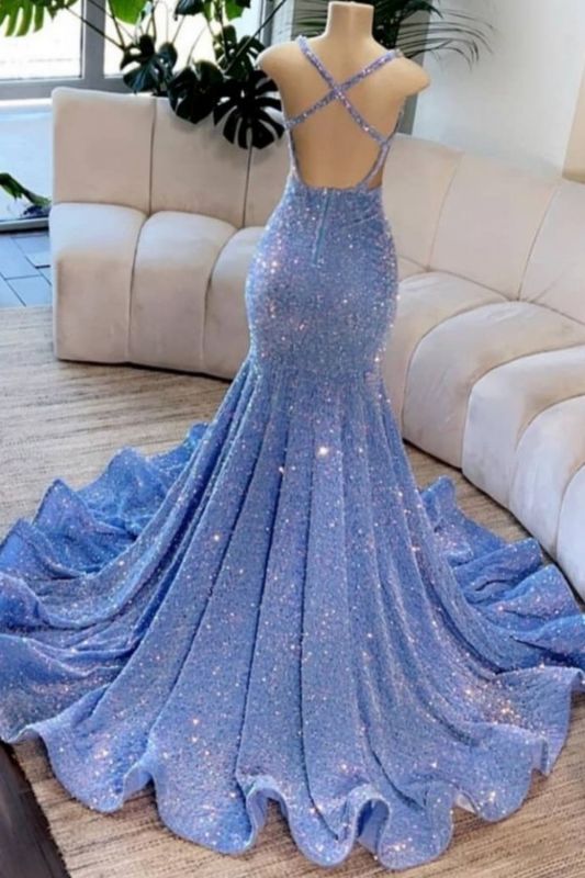 Increíble vestido de fiesta de sirena sin mangas con purpurina y cristales dorados, vestido de noche ajustado.
