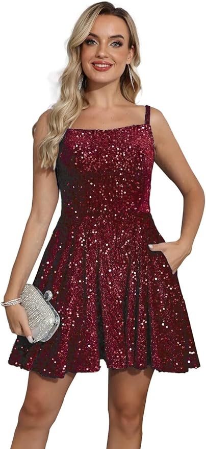 Light Blue Short Prom Dresses SYH97