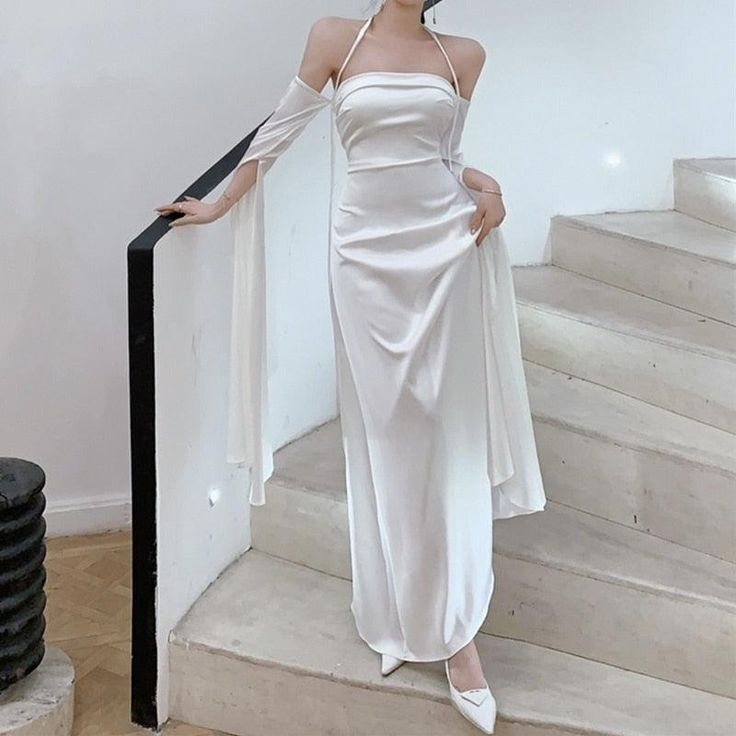 Vestido de noche elegante de verano para mujer, moda femenina, fiesta de graduación Y4127