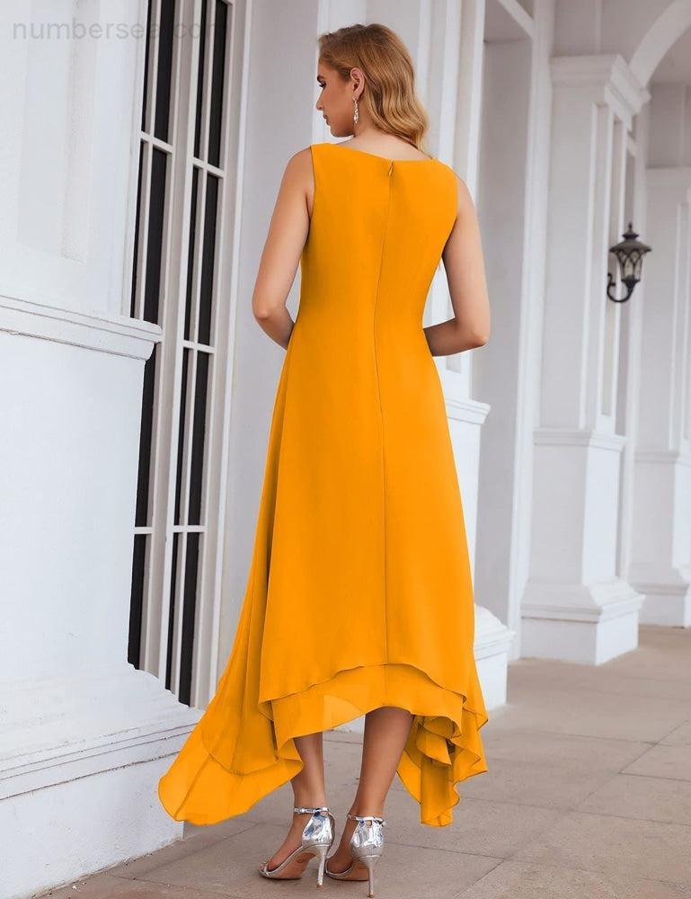 Sunnderly Chiffon Plus Size Mother of Bride Dresses with Jacket Formal Dresses for Wedding SY28073
