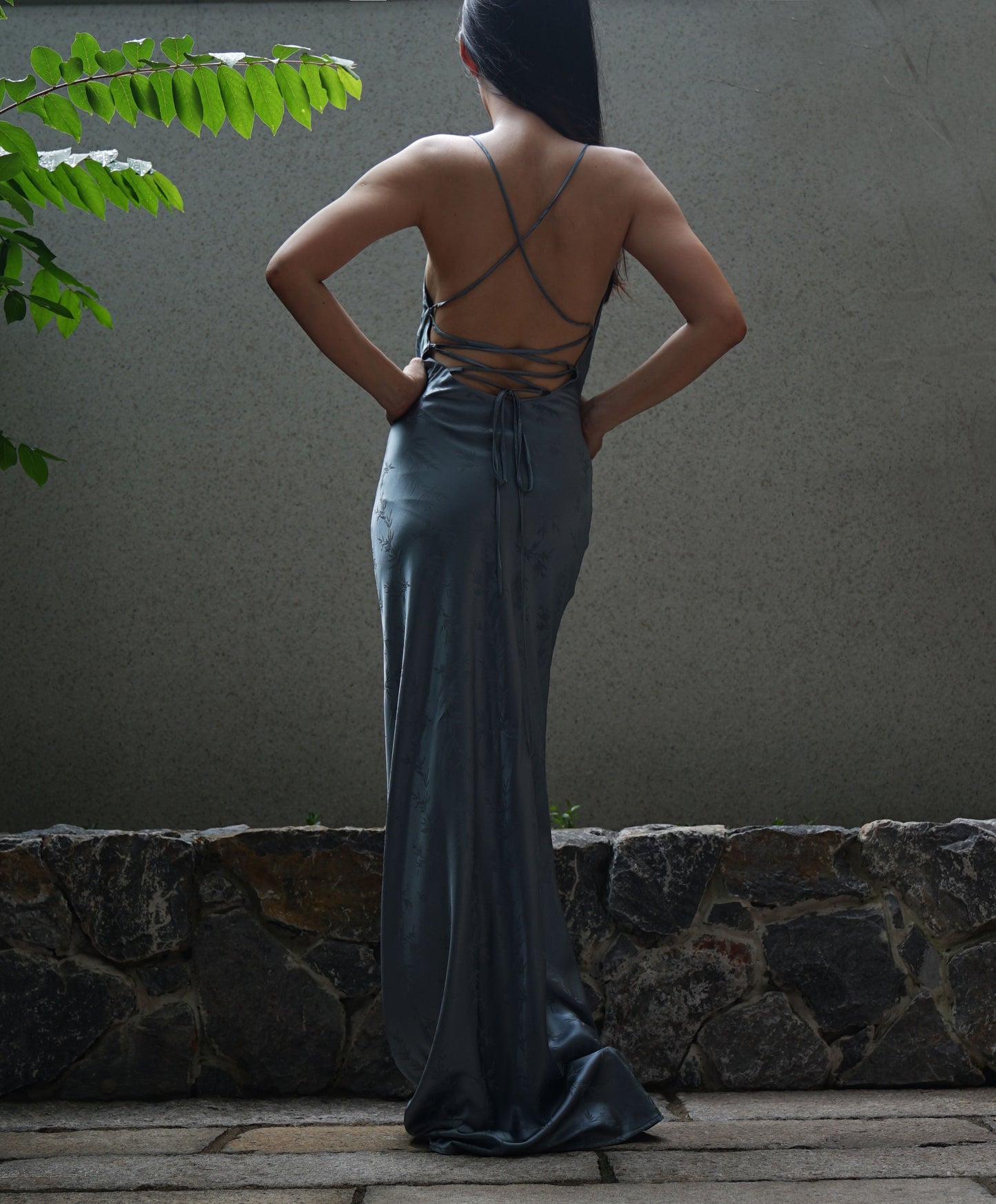 Bamboo Jacquard Gown