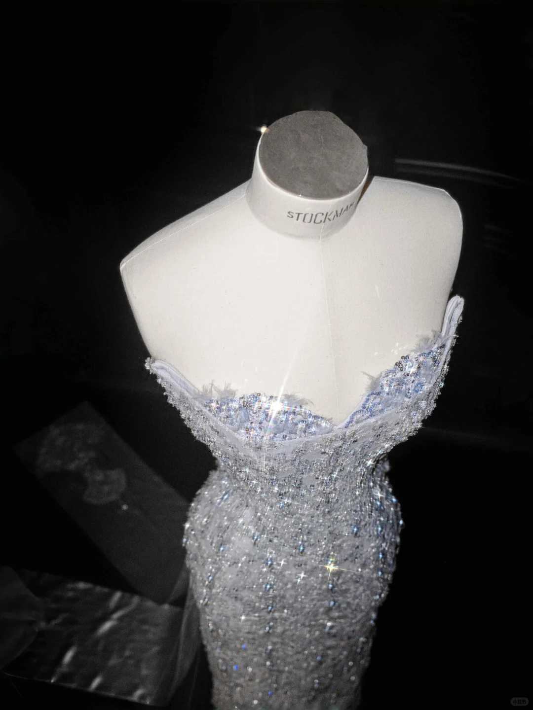 Glamuroso vestido de fiesta largo azul sin tirantes, con lentejuelas y cuentas, vestido de noche Y8654