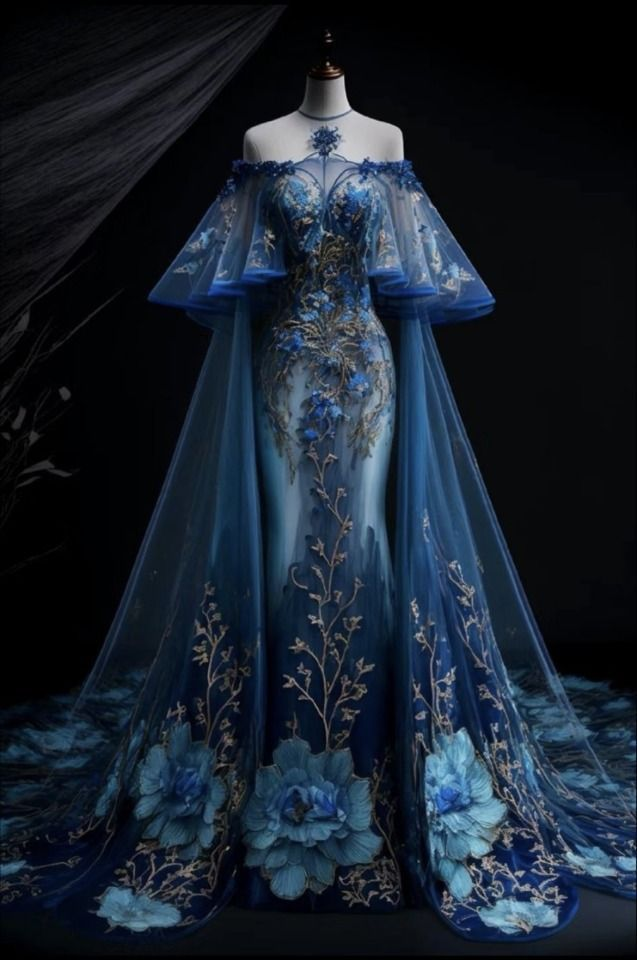 Hermoso vestido de noche azul marino con corte sirena y hombros descubiertos, vestido formal de fiesta Y8388