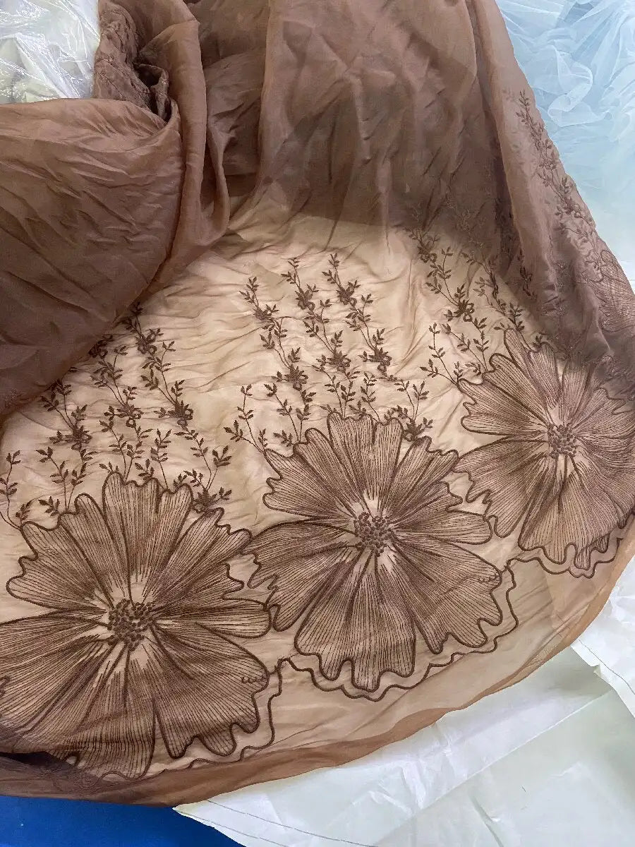 Elegance Off Shoulder Lace Boho Dress Maternity Photo Shoot Dress SY240067