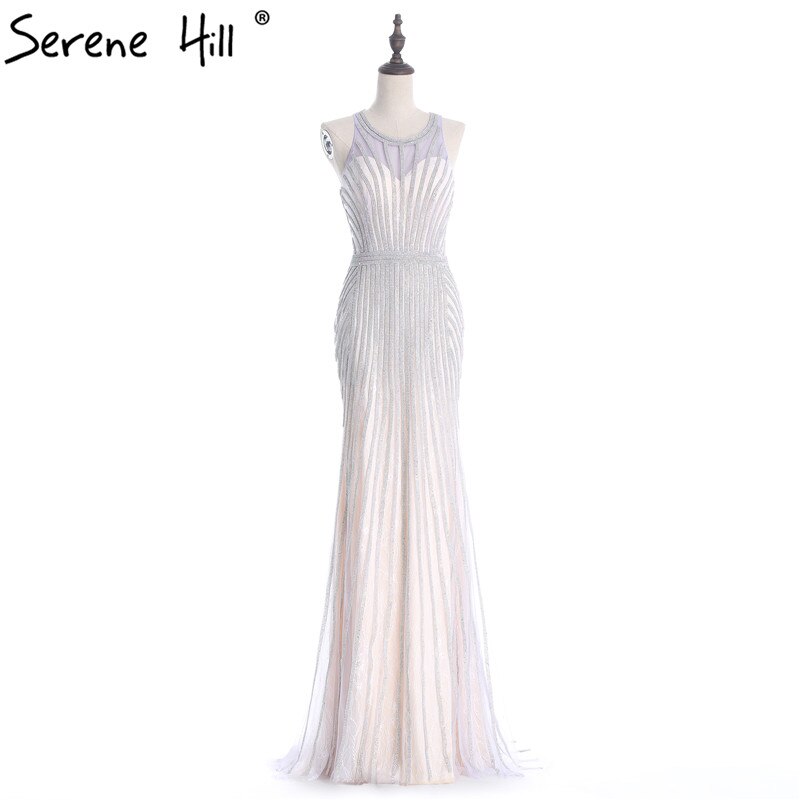 En oferta, sin devolución ni reembolso. Vestido de fiesta de noche dorado con cuello halter, fotos reales, tul nude, diamantes, para ocasiones especiales, 2025, vestido de noche largo formal LA6008.