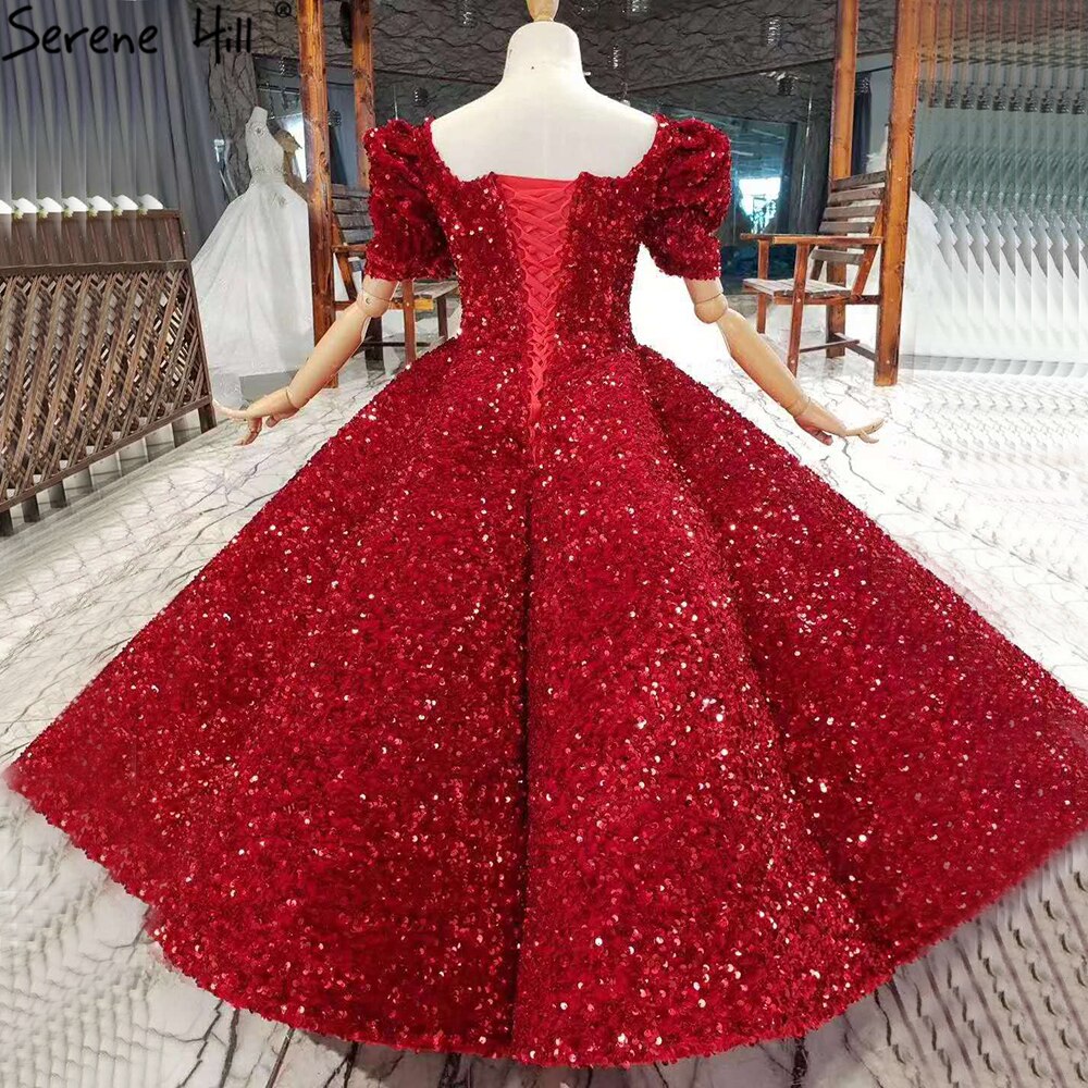 Blumenmädchenkleider Kinder Festzug Ballkleid Mädchen Hochzeit Pailletten Kleidung Für Kinder Klavier Leistung Vestido HTA0047