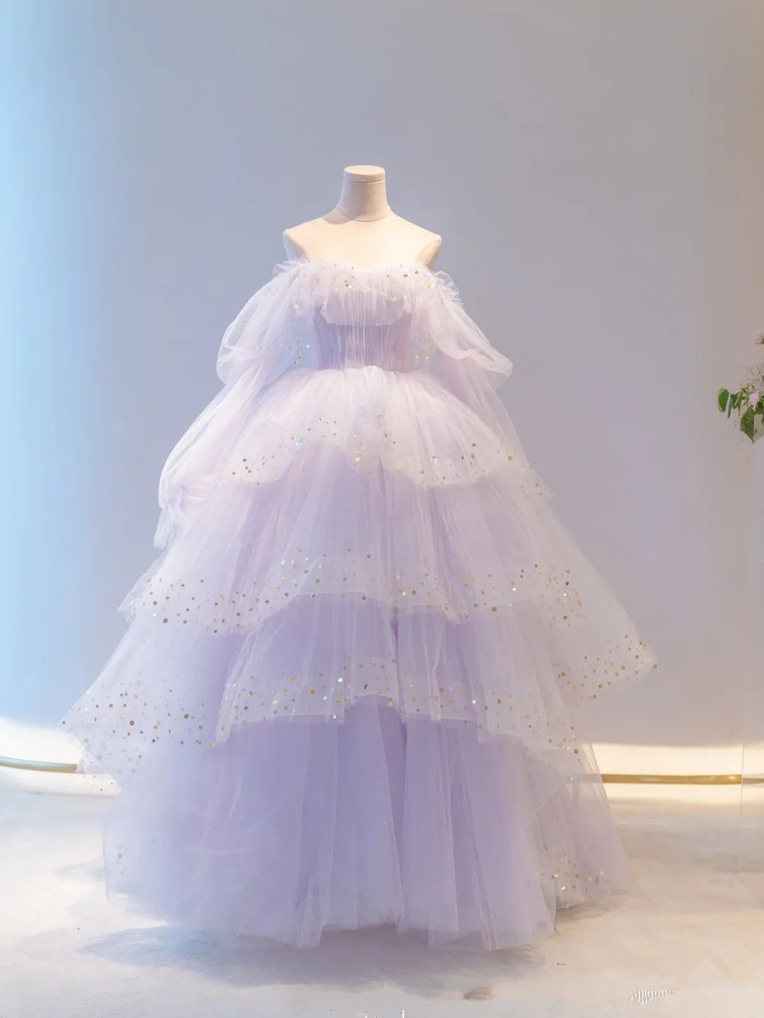 Sparkly Prom Dresses Purple Prom Dresses Robes De Cocktail Off The Shoulder Prom Dresses Long Sleeve Prom Dresses Y2408