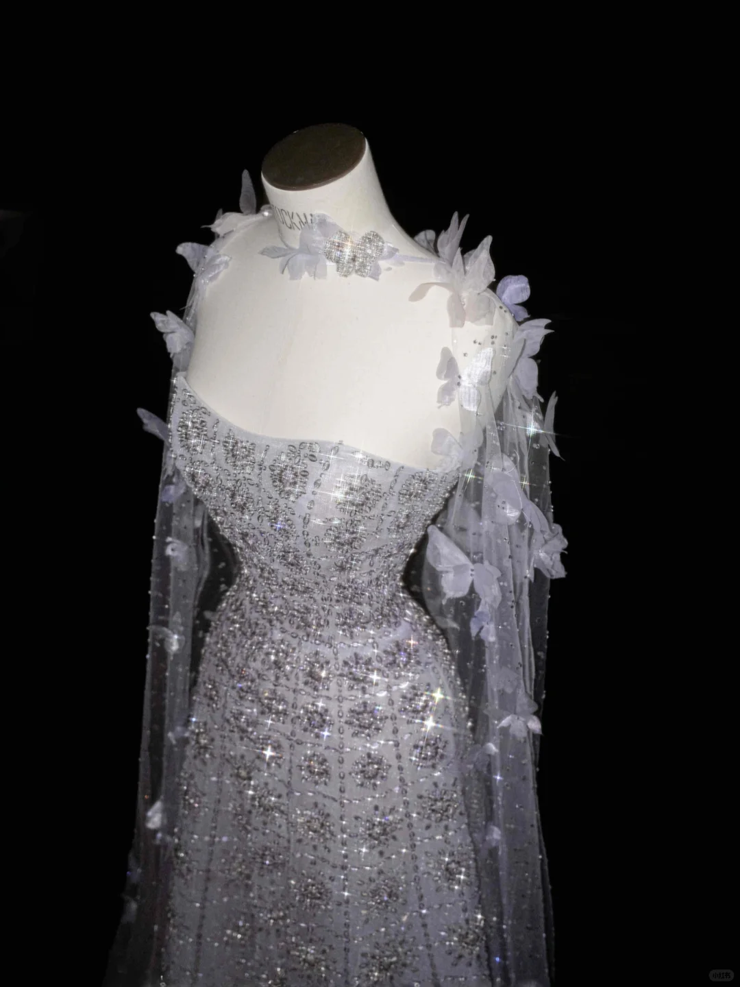 Vestido de noche formal de tul lila con apliques de cuentas, corte A, Y8657