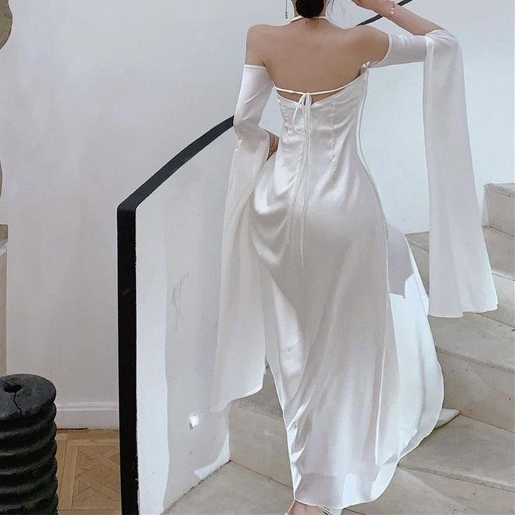 Vestido de noche elegante de verano para mujer, moda femenina, fiesta de graduación Y4127