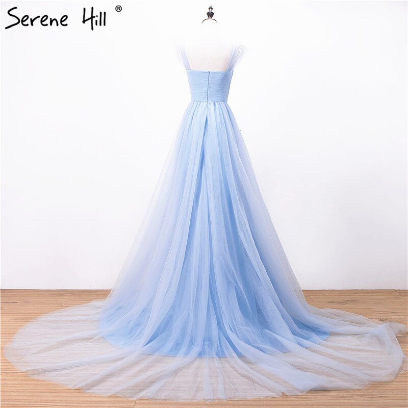 En oferta, sin devolución ni reembolso. Oferta: Vestidos de fotografía de embarazadas en azul claro con hombros descubiertos, vestidos de novia vintage con cordones y faja 2025, sexys HA2002.