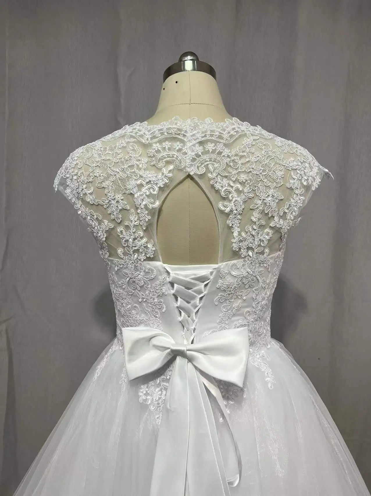 MYYBLE Real Photo Backless Cap Sleeves Bohemian Modern Wedding Dresses 2022 Plus Size Custom Made Vestido De Noiva Wedding Dress-payinti