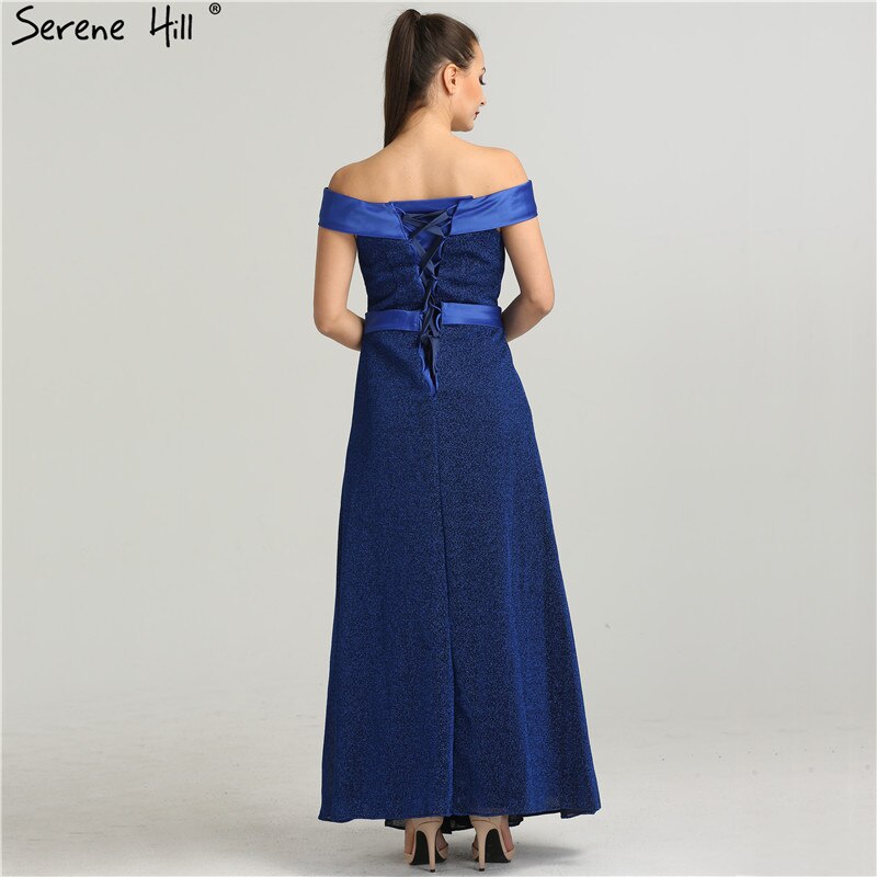 En oferta, sin devolución ni reembolso. Vestido formal con hombros descubiertos, sexy, con purpurina, para playa, noche, 2025. Foto real LA6454.