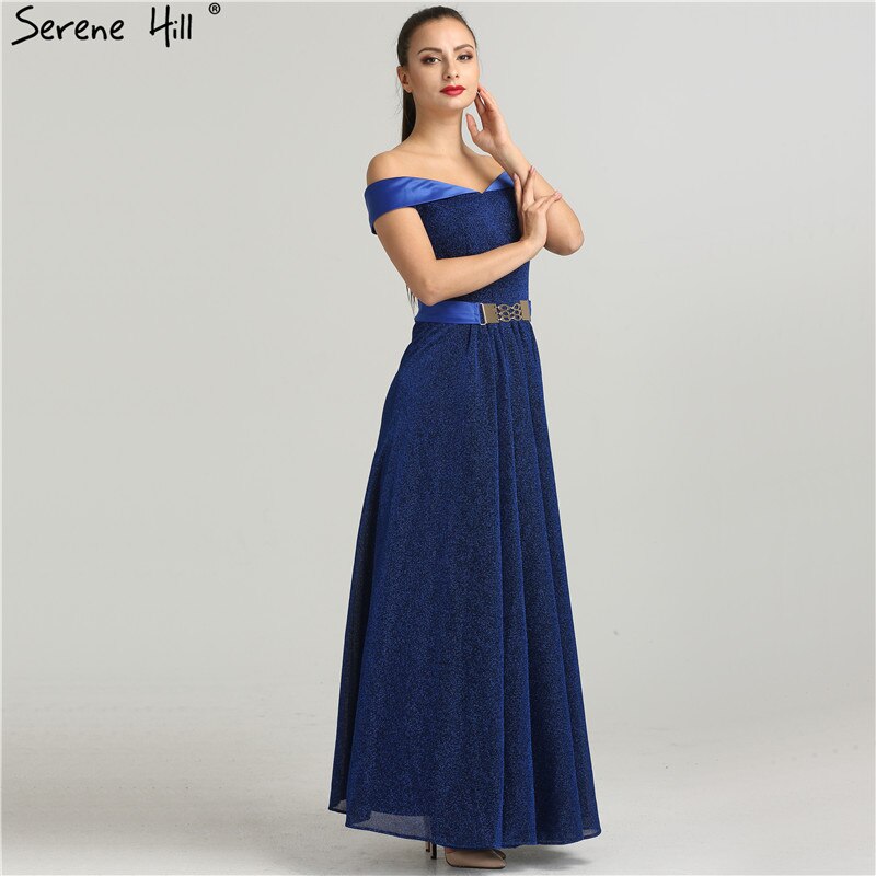 En oferta, sin devolución ni reembolso. Vestido formal con hombros descubiertos, sexy, con purpurina, para playa, noche, 2025. Foto real LA6454.