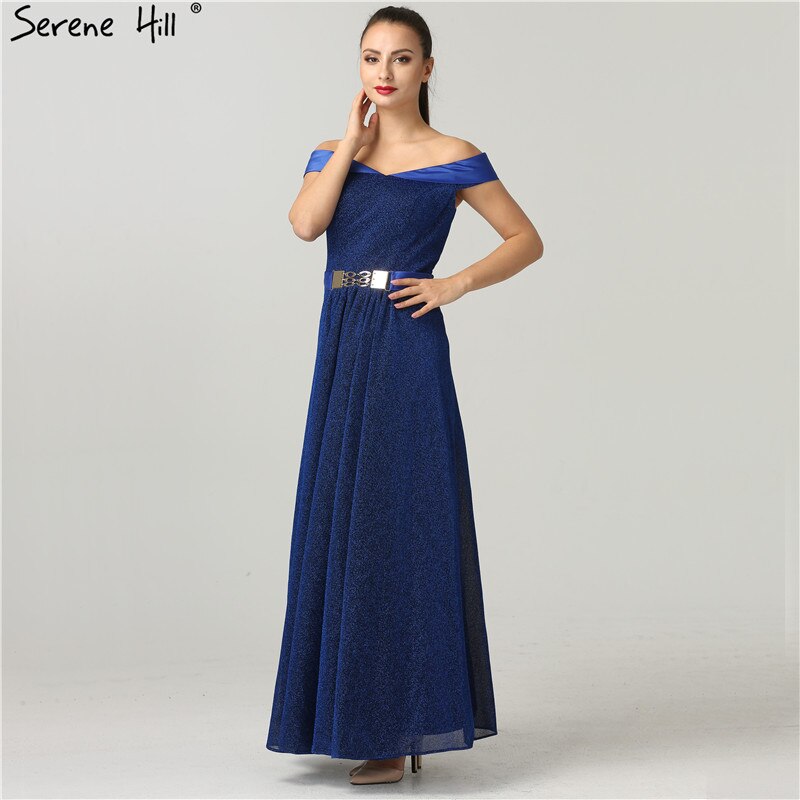 En oferta, sin devolución ni reembolso. Vestido formal con hombros descubiertos, sexy, con purpurina, para playa, noche, 2025. Foto real LA6454.