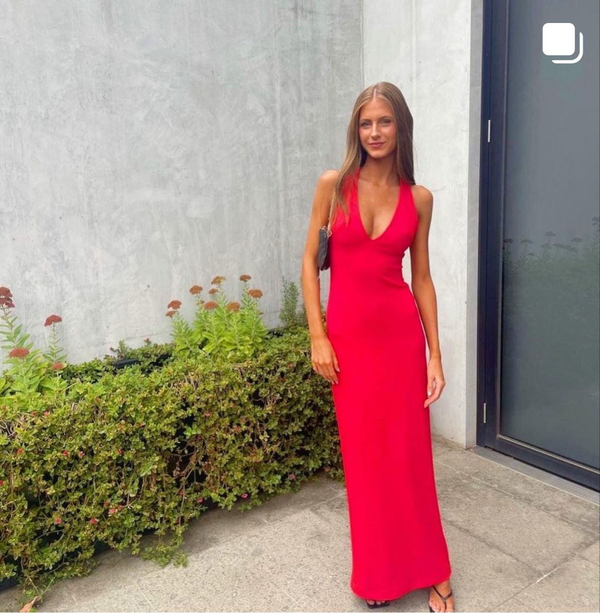Elegante vestido de fiesta rojo con corte tubo y vestido de noche rojo Y5208