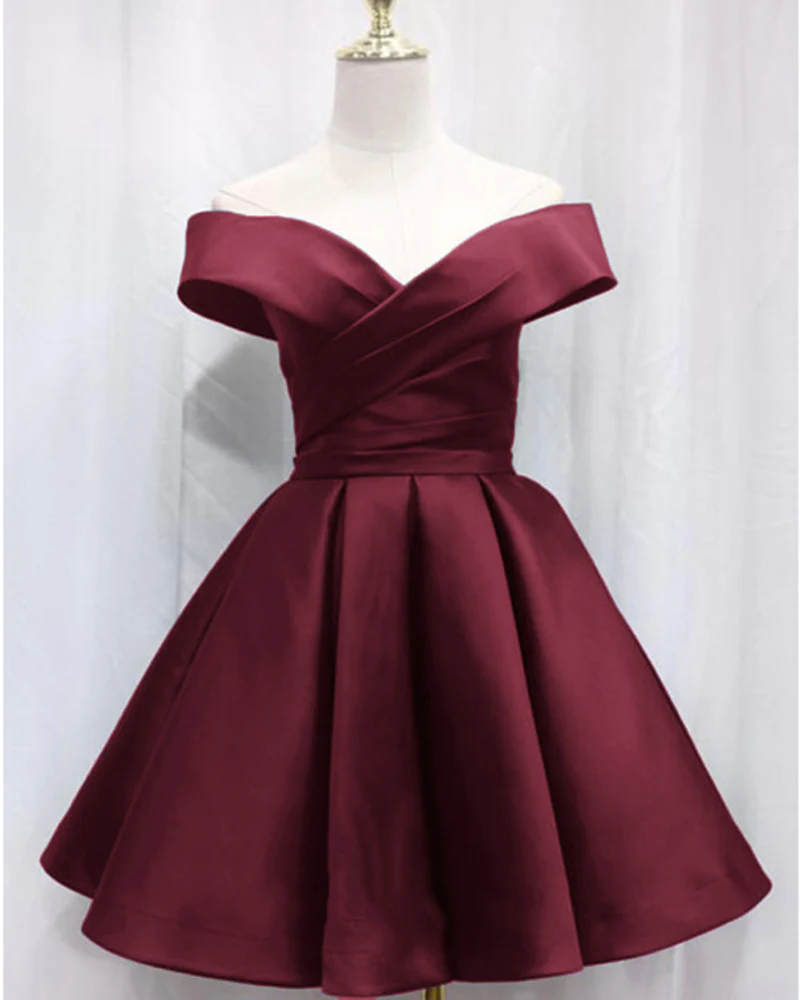 Einfache Marineblau Kurzes Heimkehrkleid Rüschen Mini Party Kleider Nach Maß Frauen Party Kleider, Kurzes Abschlusskleid Y2123