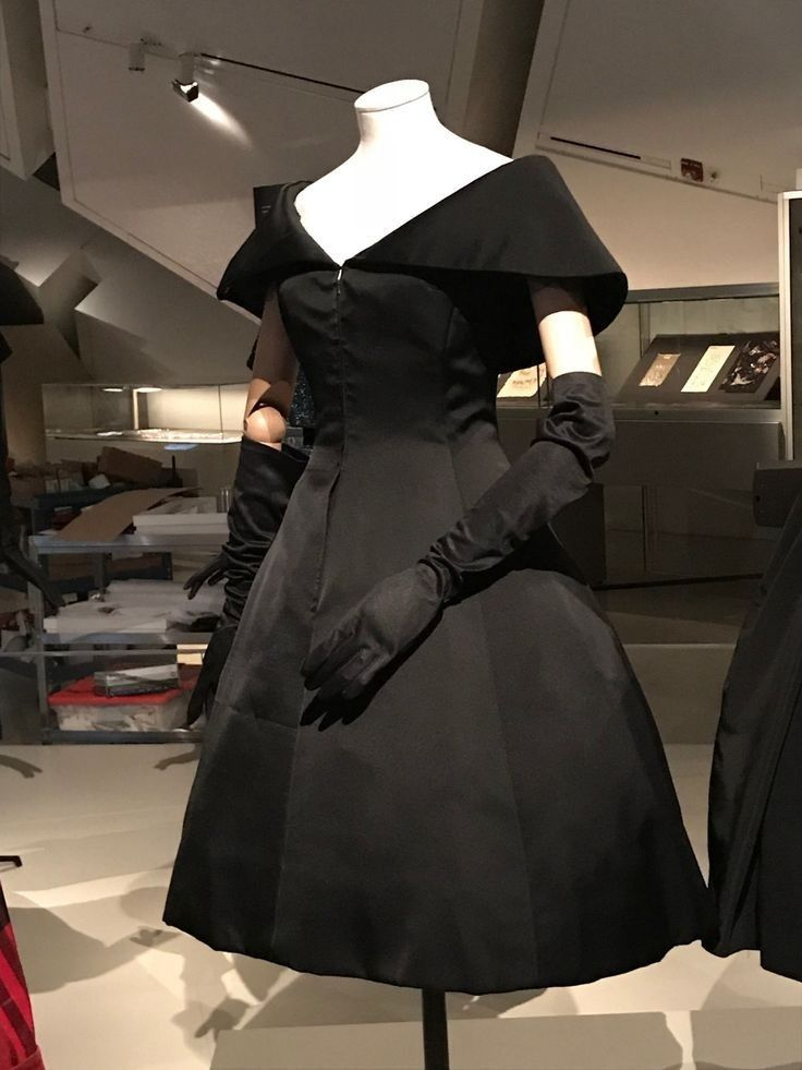 Retro Schwarzes A-Linien-Heimkehrkleid, Schwarzes Partykleid, Y2438