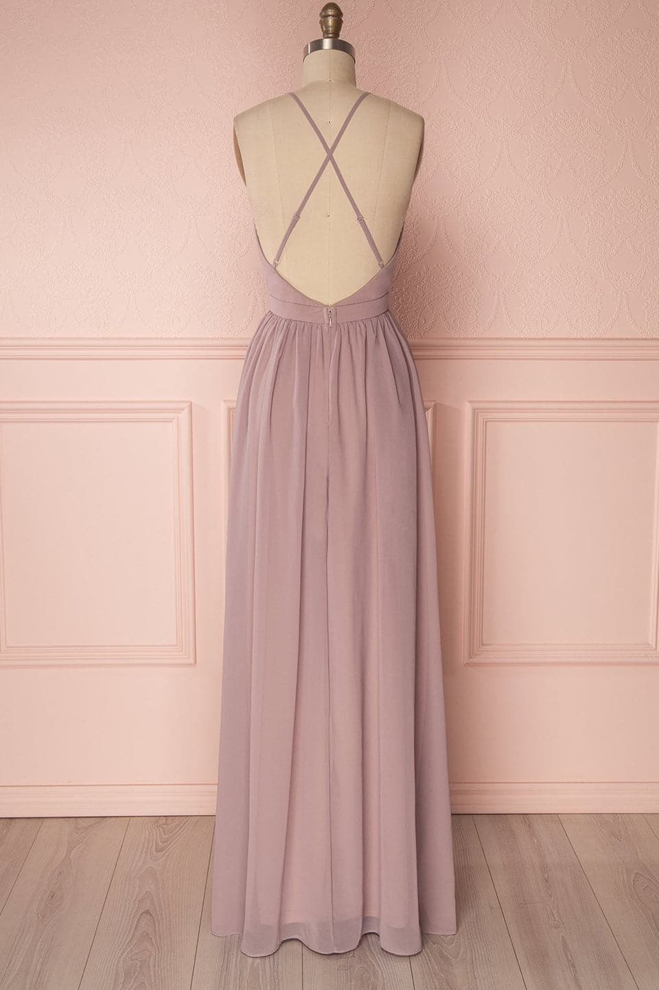 A Line Dark Green Bridesmaid Dress SCB31