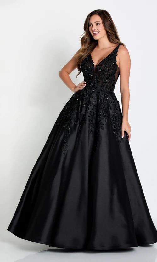 Lila Ballkleid mit 3D-Schmetterlingen SYP58