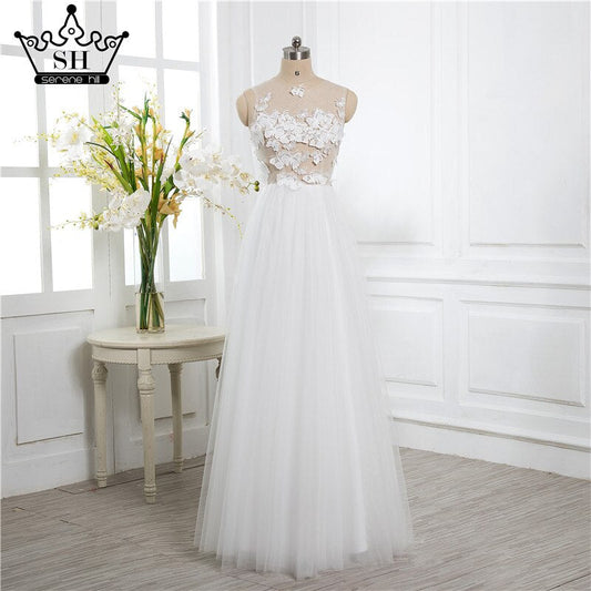 Vestido de noche largo con estampado de mariposas, fotos reales, para playa, fiesta, formal, HA2111