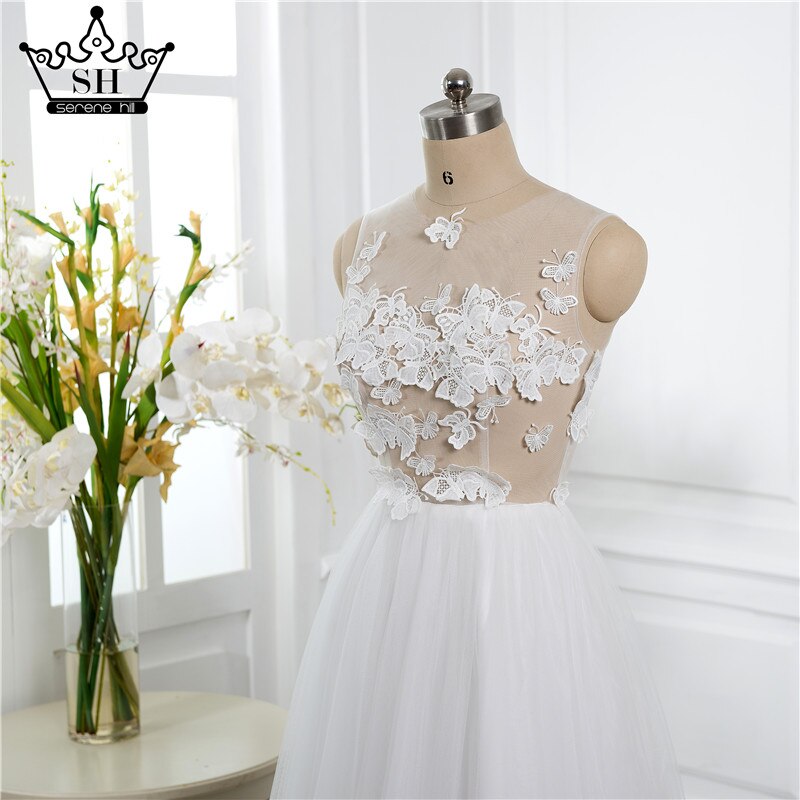 Vestido de noche largo con estampado de mariposas, fotos reales, para playa, fiesta, formal, HA2111