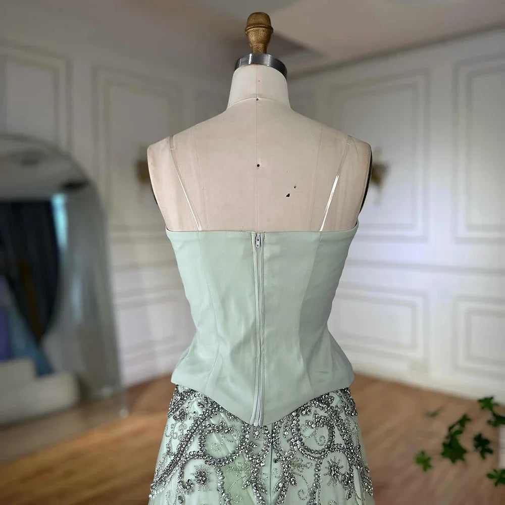 Luxuriöses arabisches Abendkleid, elegante Hochzeits- und Partykleider LA72809