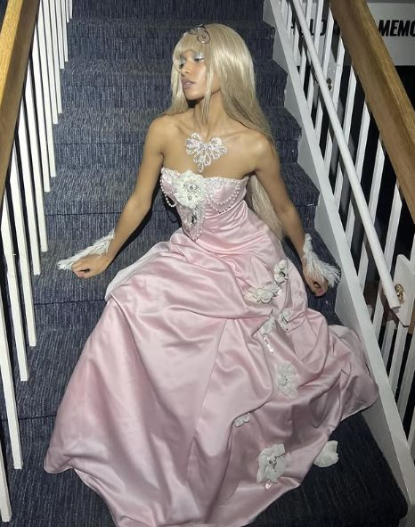 Charming Pink Strapless Long Satin Prom Dresss Formal Evening Dress Ball Gown Y8192