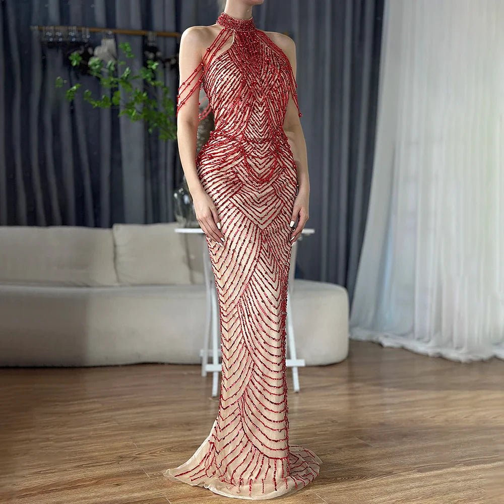 En oferta, sin devolución ni reembolso. Vestidos de noche elegantes y sexys de sirena LA6227