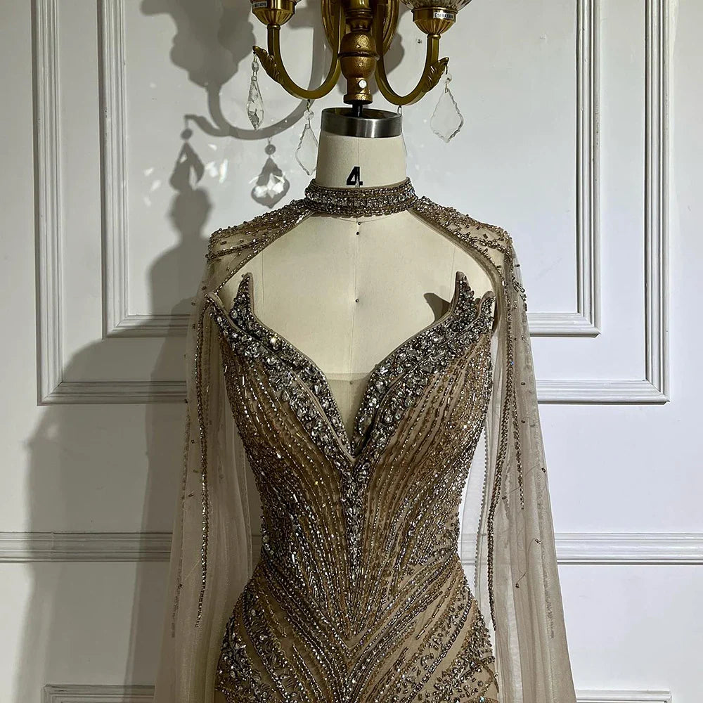 Luxus-Designer-Abendkleider im Meerjungfrauenstil für formelle Anlässe LA72882