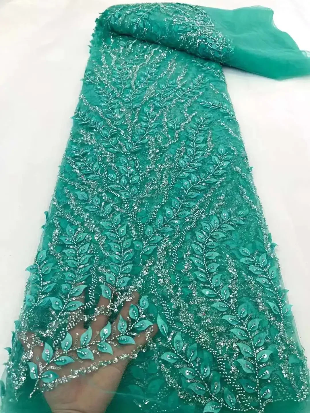Vestido de novia gris de un solo hombro con encaje y cuentas, de lujo, 2025, de alta gama, hecho a medida, HM231074